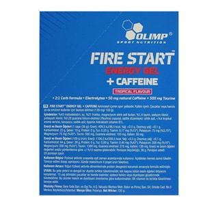 Olimp Fire Start Energy Gel + Caffeine 20 Saşe