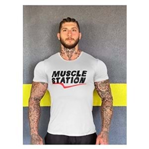 Muscle Station Oversized Gym Toughman T-shirt XL beden