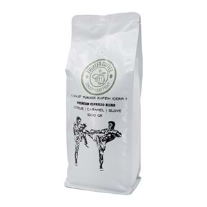 FİGHTER COFFEE Yüksek Kafeinli Çekirdek Kahve 1 Kg Cıtrus&Caramel&Glove