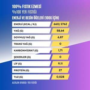 FİTEZME %100 Fıstık Ezmesi Akışkan 1000g