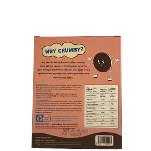 CRUMBY Pirinç Patlağı 3 Ad. x 45 gr Bitter Çikolatalı