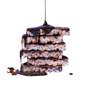 CRUMBY Pirinç Patlağı 3 Ad. x 45 gr Bitter Çikolatalı