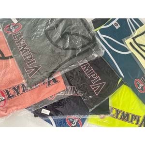 OLYMPIA Baskılı Erkek Fitness Sporcu Atleti