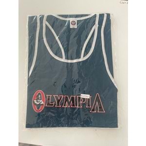 OLYMPIA Baskılı Erkek Fitness Sporcu Atleti
