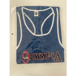 OLYMPIA Baskılı Erkek Fitness Sporcu Atleti