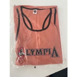 OLYMPIA Baskılı Erkek Fitness Sporcu Atleti