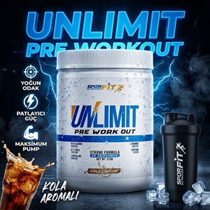 Sporfit Unlimit Pre-Workout 510 Gr Kola