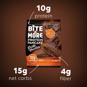 Bite More Protein Pancake 50 Gr Dauble Çikolata