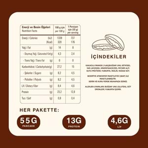 Bite More Protein Pancake 50 Gr Dauble Çikolata