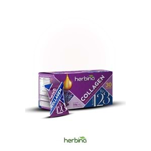 HERBİNA Tip 1-2-3 Kolajen, Karışımı Kivi Aromalı 30'lu Kutu