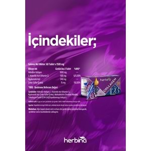 HERBİNA Tip 1-2-3 Kolajen, Karışımı Kivi Aromalı 30'lu Kutu