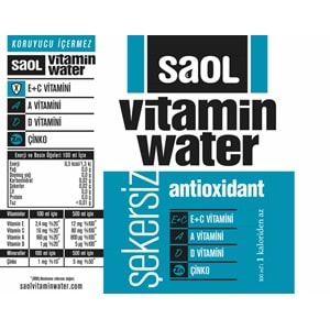 SAOL VİTAMİN WATER Antioxidant 500 Ml