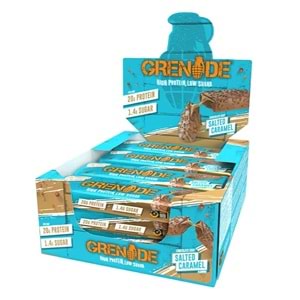 Grenade Protein Bar 60 Gr x 12 Adet Tuzlu Karamel
