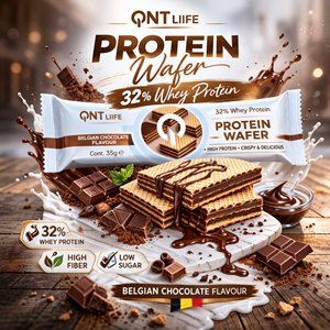 Qnt Protein Wafer Belgian Chocolate 1 x 35 Gr
