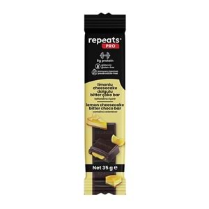 repeats Proteinli Limonlu Cheesecake Çoko Bar 35gr X 1 Adet