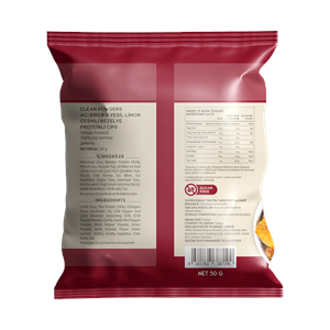 Clean Powders Protein Chips 50G Acı Biber ve Yeşil Limon
