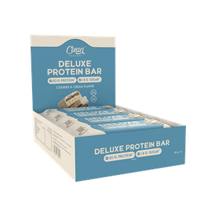 Clean Powders Deluxe Protein Bar 55 G x 12 ADET Beyaz Çikolata Kurabiye