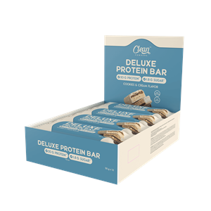 Clean Powders Deluxe Protein Bar 55 G x 12 ADET Beyaz Çikolata Kurabiye
