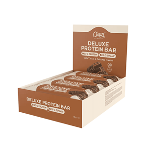 Clean Powders Deluxe Protein Bar 55 G x 12 ADET Çikolata Karamel