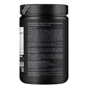 Kingsize Nutrition Arginine Complex Powder Portakal 1000 G