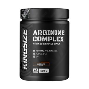 Kingsize Nutrition Arginine Complex Powder Portakal 480 G