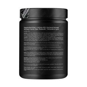 Kingsize Nutrition Arginine Complex Powder Portakal 480 G