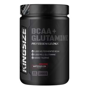Kingsize Nutrition BCAA + Glutamine Powder Karpuz 1000 G