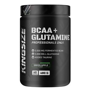 Kingsize Nutrition BCAA + Glutamine Powder Y.ELMA 480 G