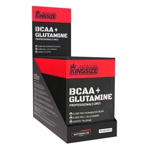 Kingsize Nutrition BCAA + Glutamine Powder Karpuz 20 Saşe