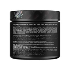 Kingsize Nutrition Beta Ala 9 Complex 160 Tablet