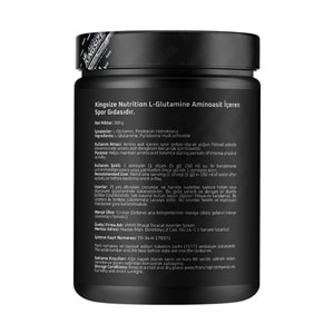 Kingsize Nutrition Glutamine Powder Aromasız 300 G