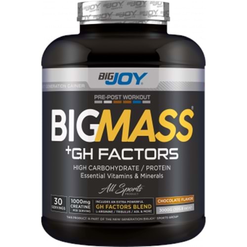 Bigjoy BigMass + Gh Factors 3000 Kg Çikolata
