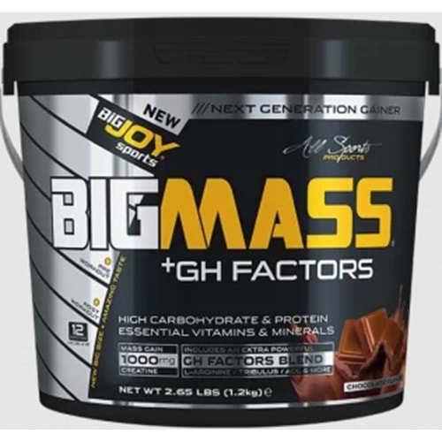 Bigjoy Bigmass + Gh Factors 1200 Kg Çikolata