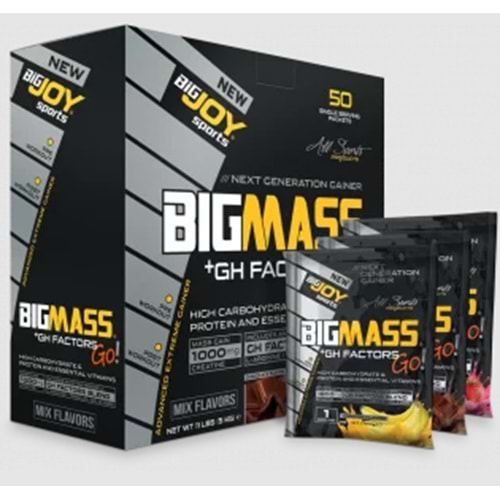 Bigjoy Bigmass Gainer + Gh Factors GO! 50 Saşe Mix