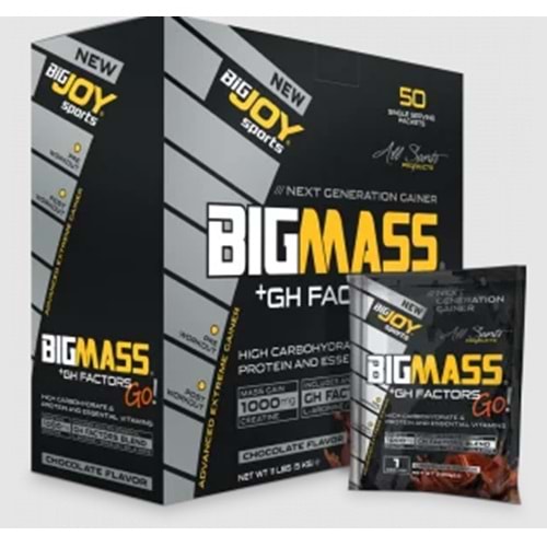 Bigjoy Bigmass Gainer + Gh Factors GO! 50 Saşe Çikolata