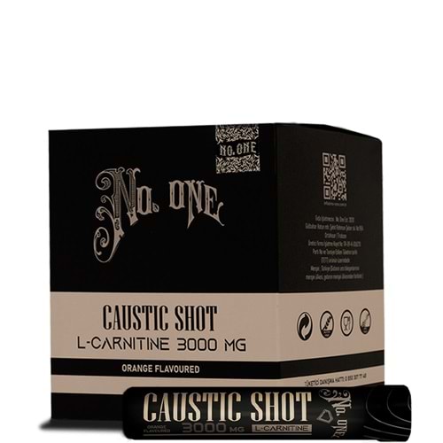 No.One Caustic Shot L-carnatine 3000 Mg 20 Shot Portakal