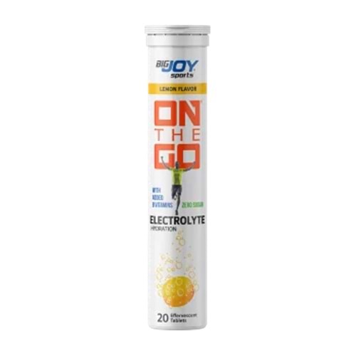Bigjoy Sports ONTHEGO Electrolyte Sports Drink Limon 20 Efervesan Tablet