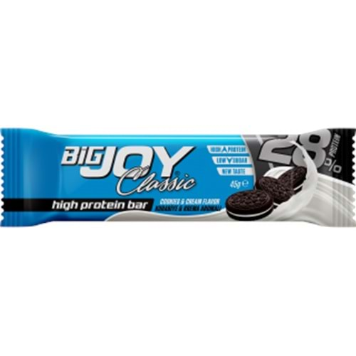 Bigjoy Classic High Protein Bar Cookies & Cream 45g x 1 ad