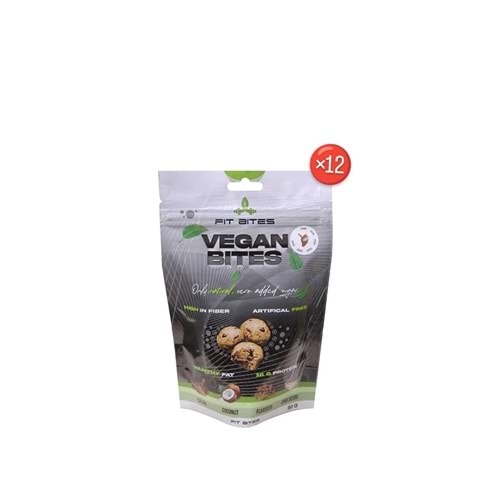 Fit Bites Proteinli Vegan Atıştırmalık 80 Grx12 Ad. Karma Paket