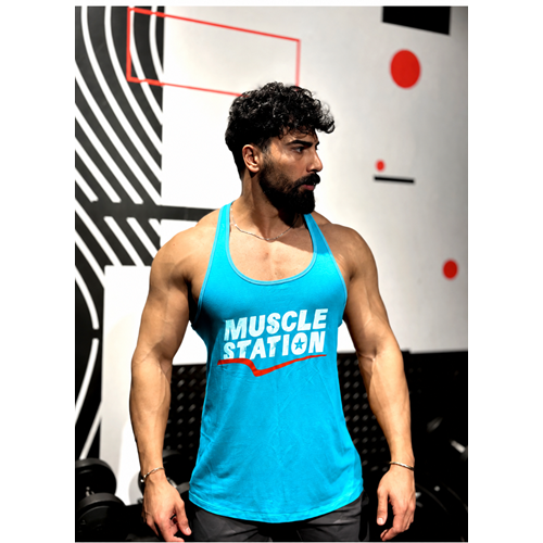 Muscle Station Antrenman Atlet AÇIK MAVİ XL