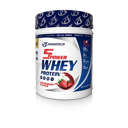 PowerTech 5Power Whey Protein 240 Gr 8 Servis - ÇİLEK