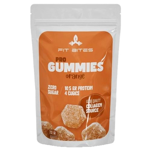 Fit Bites Pro Gummies Portakal Aromalı 232 gr