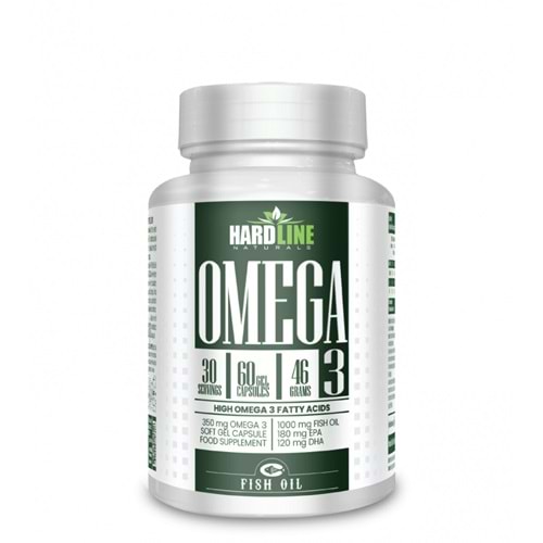 hardlineNaturals omega 3 60 Jel Kapsül