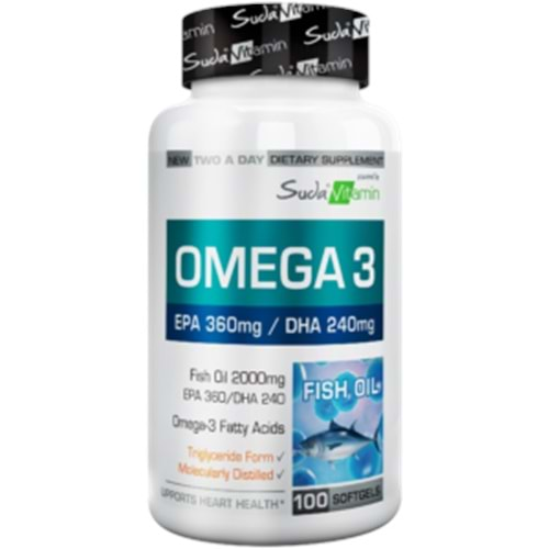 Suda Vitamin Omega 3 Balık Yağı 100 Kapsül