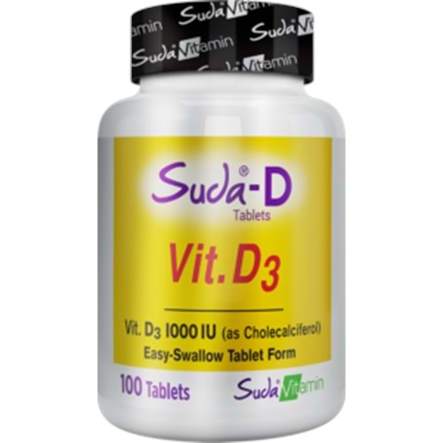 Suda Vitamin D3 100 Tablet