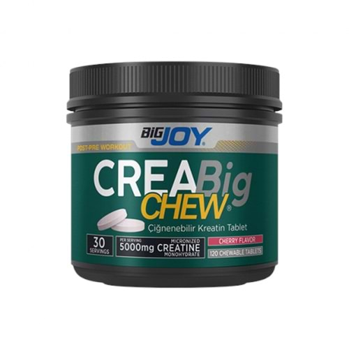 Bigjoy Creabig Chew Vişne 120 Chewable Tablet