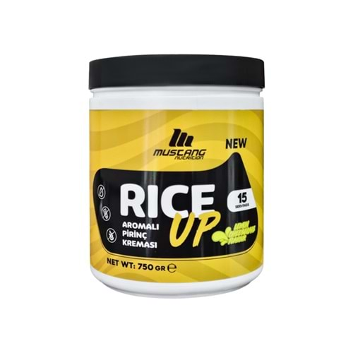 Mustang RICE UP Pirinç Kreması 750 Gr Limon çizkek