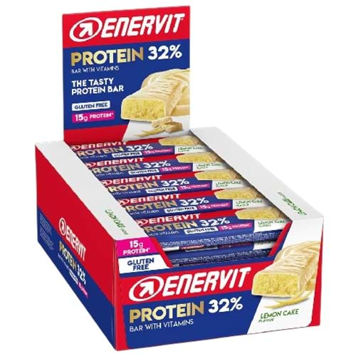 ENERVİT Protein bar %32 30 ad x 48 g Lemon Cake