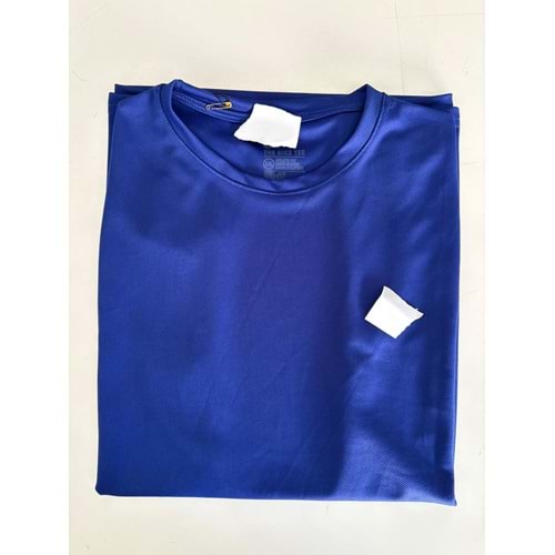 Polyester Suprem Sıfır kol T-shırt - LACİVERT - XL