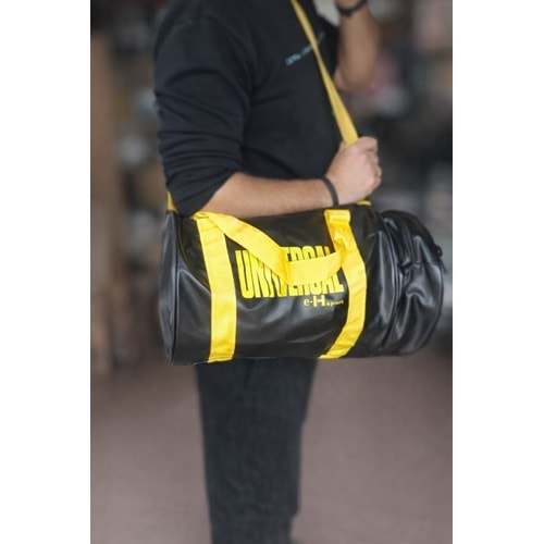 Antrenman Sporcu Çantası SİYAH SARI 45 CM